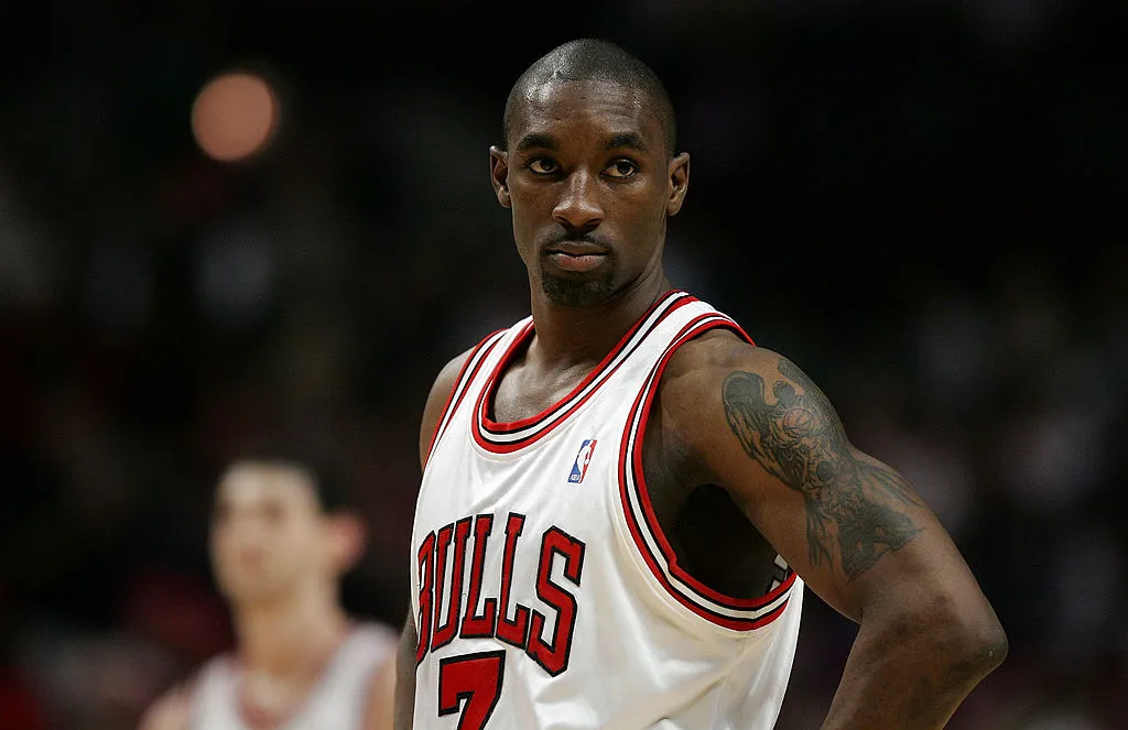 Ben Gordon with his Bulls jersey