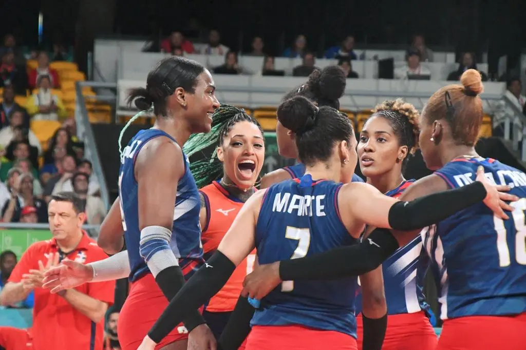 Las Reinas del Caribe in the final at Santiago 2023 after winning against Brazil to take gold