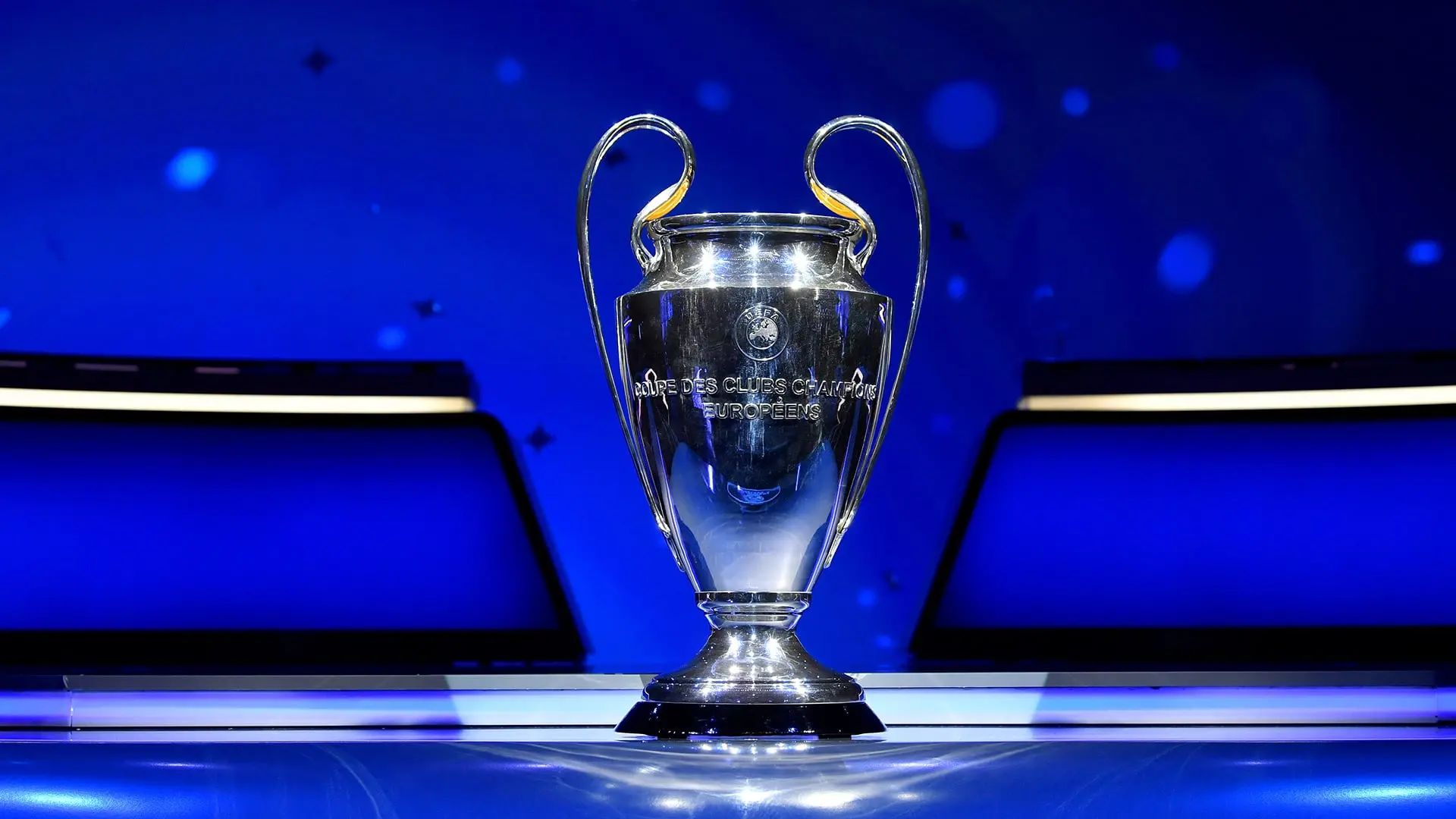 UEFA Champions League Trophy as the UCL round of 16 draw is done